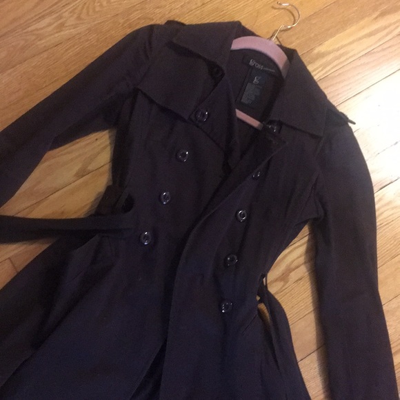 Espresso Brown Grass Collection Trench Coat - Picture 5 of 8